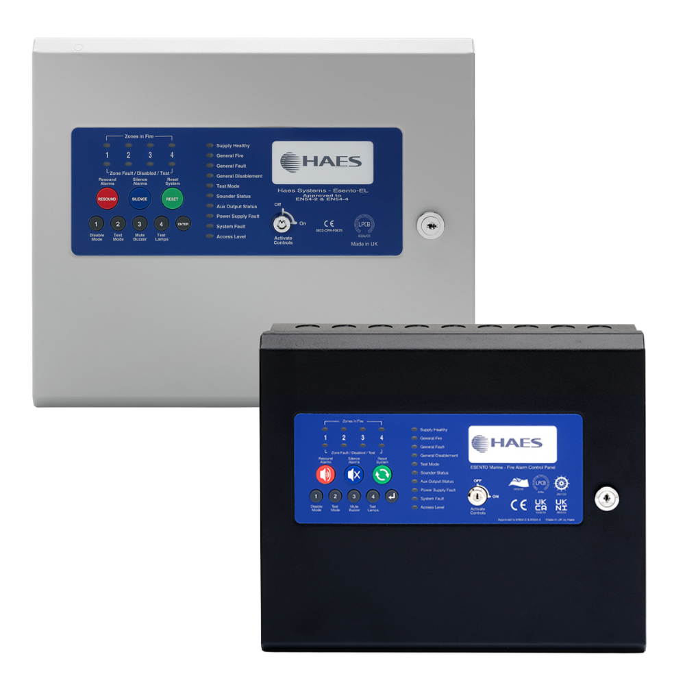 ESEN-2MAR - Centrale incendie agréée Marine 2 zones conventionnelles - 2 zones Esento Marine Conventional Control Panel