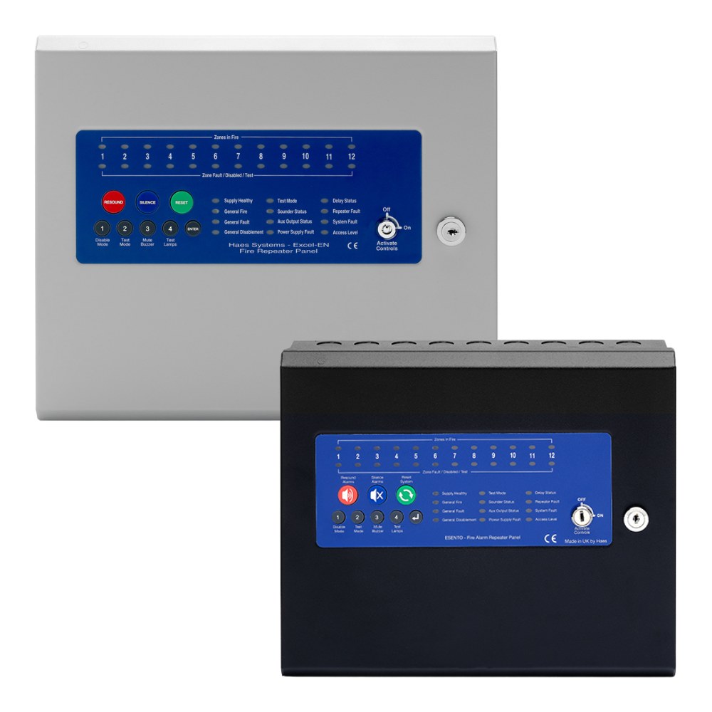 ESEN-R-12MAR - Tableau Répétiteur agréé Marine 12 zones conventionnelles - 12 zones Esento Marine Fire Alarm Repeater Panel